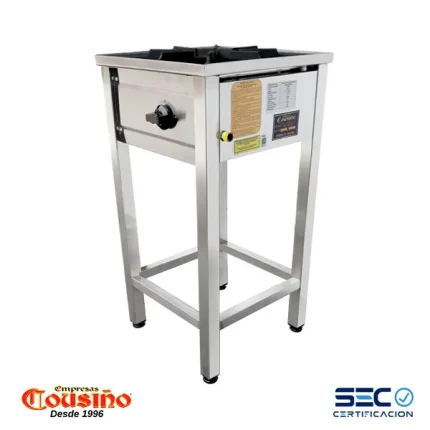 Anafe 1 plato quemador industrial de 21 cm. Cousiño Modelo: AN211AC