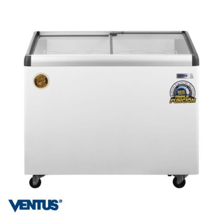 Congeladora Tapa Vidrio Inclinado 340 lts. CTV340I Ventus